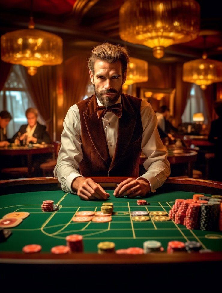 Tangkapan layar meja live dealer dengan kualitas streaming HD dan dealer profesional